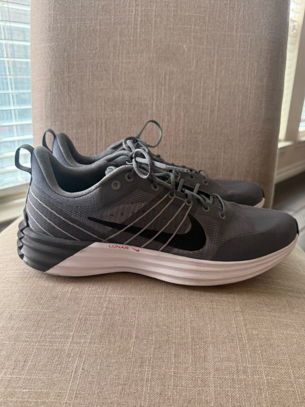 Nike Lunar Control Vapor Golf Shoes Gray Black Men’s Size 10.5